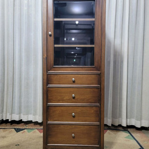 올리브데코 4D 수납 슬림장식장