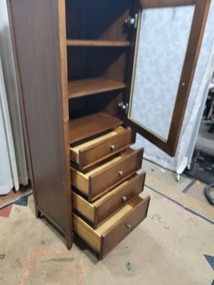 올리브데코 4D 수납 슬림장식장--3