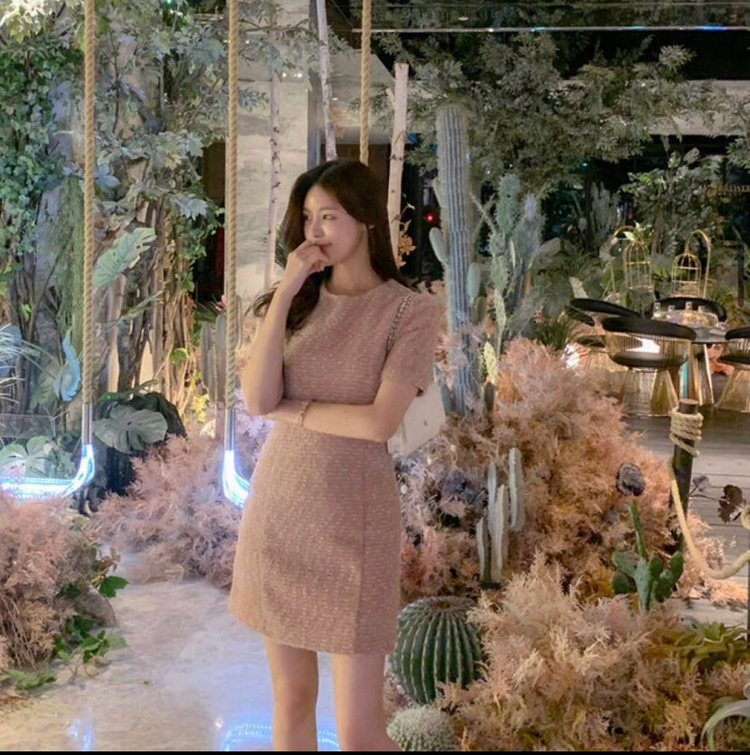 렌느 자체제작 트위드 원피스 S--2