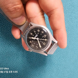 해밀턴 카키 필드 메카니컬