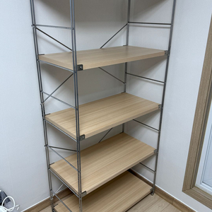 SUS 스테인리스 유닛 선반 5단 떡갈나무 와이드 L 팝니다. 이미지