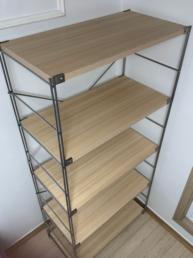 SUS 스테인리스 유닛 선반 5단 떡갈나무 와이드 L 팝니다. 이미지