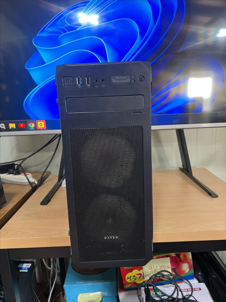 (무료배송)DAVEN 게이밍 PC 본체 블랙 롤 발로란트 오버워치 이미지
