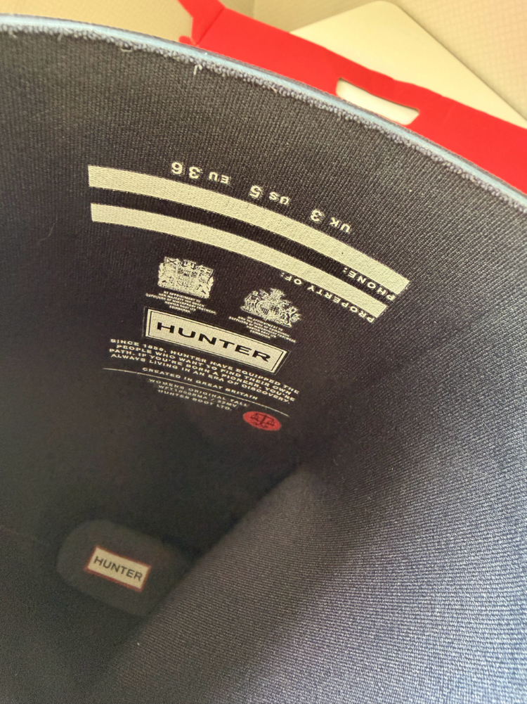 헌터 오리지널 롱 레인부츠36사이즈--4