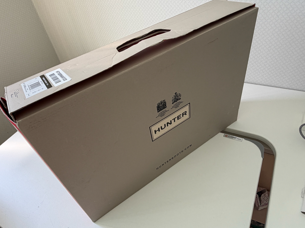 헌터 오리지널 롱 레인부츠36사이즈--5