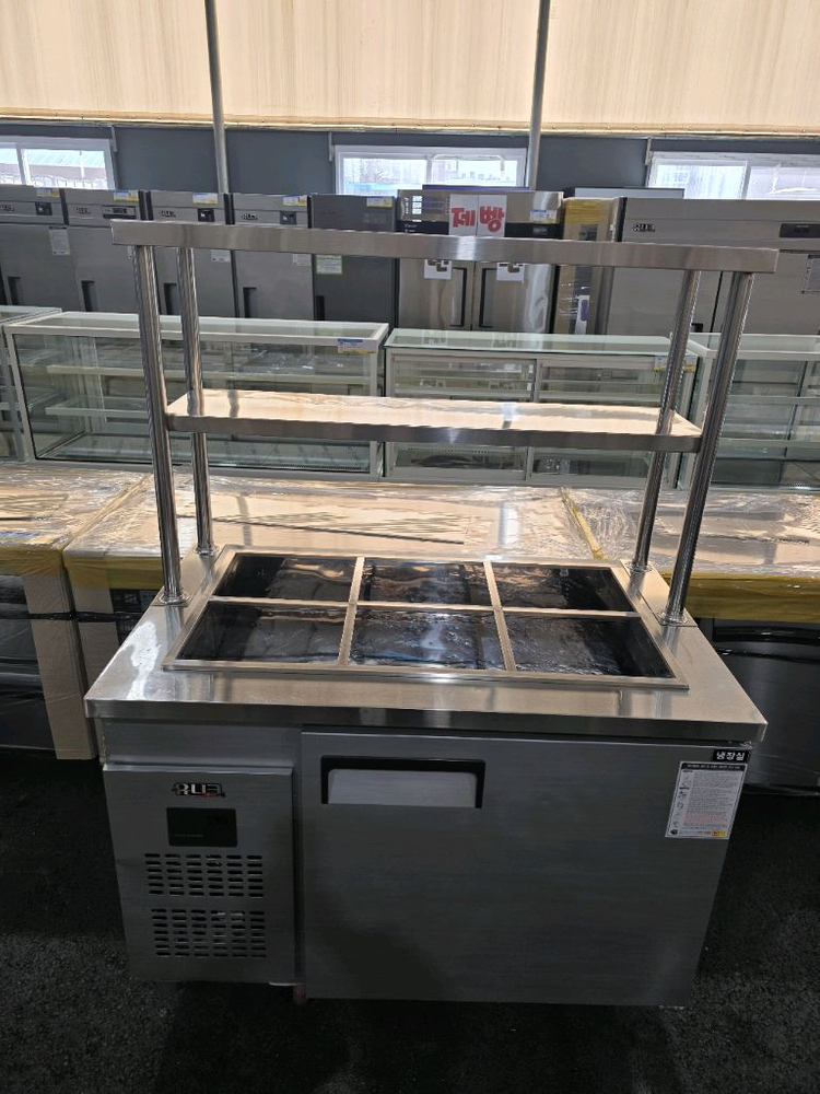 유니크 반찬냉장고 1200 UDS-12RBDR7-2+상부선반--8
