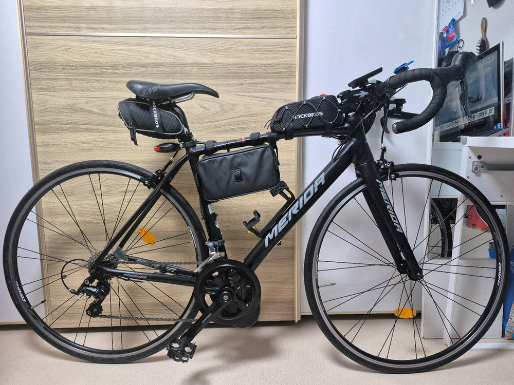 메리다 스컬트라 100 로드 자전거 BAFANG 전동모터 개조--1