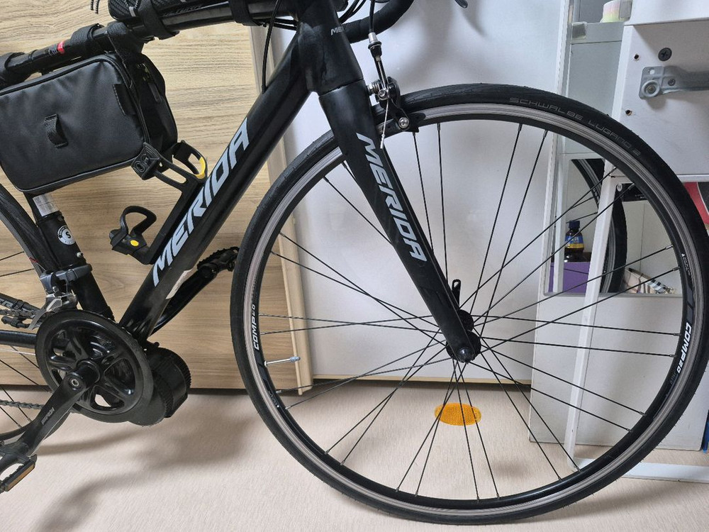 메리다 스컬트라 100 로드 자전거 BAFANG 전동모터 개조--4