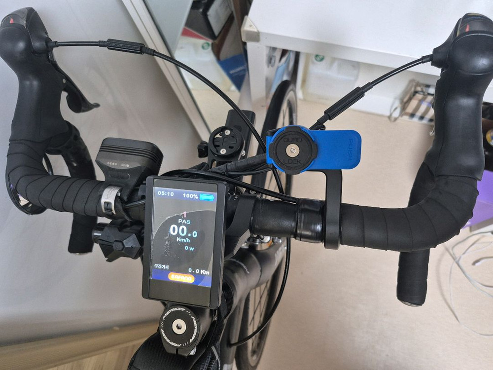 메리다 스컬트라 100 로드 자전거 BAFANG 전동모터 개조--5