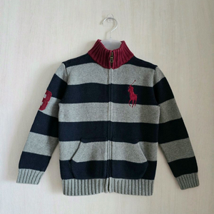 폴로 랄프로렌키즈 하이넥 니트 집업 5사이즈