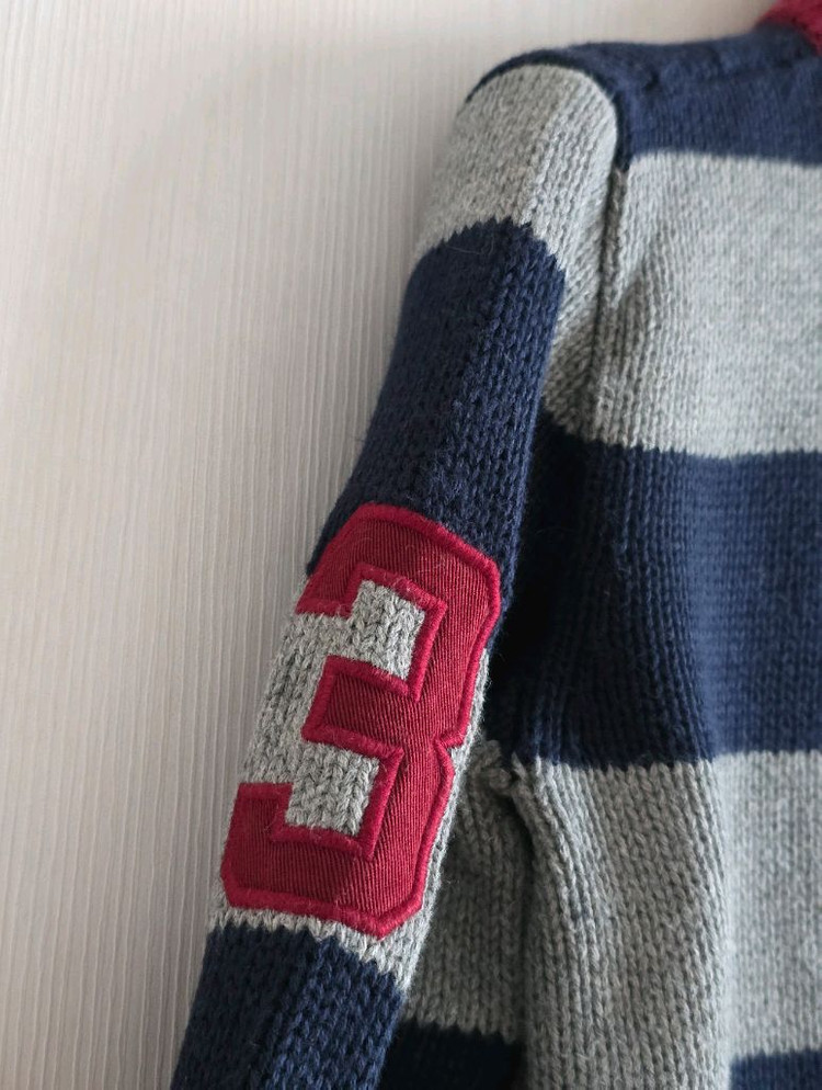 폴로 랄프로렌키즈 하이넥 니트 집업 5사이즈--4