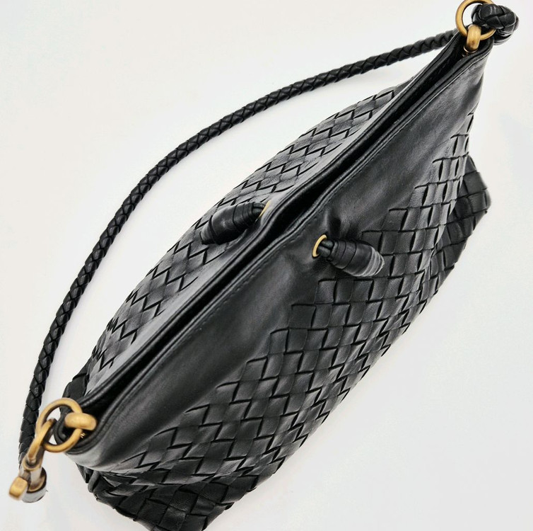 [중고명품셀렉트]보테가 베네타 인트레치아토 에바노 미니 숄더백--1