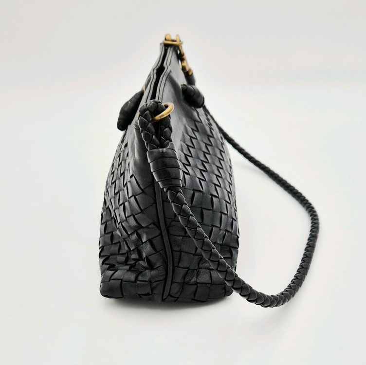 [중고명품셀렉트]보테가 베네타 인트레치아토 에바노 미니 숄더백--2