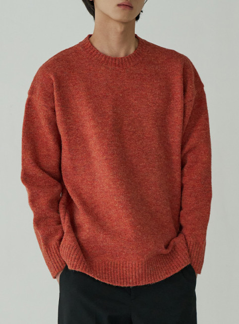 블론드나인 울 라운드 니트 급처--1