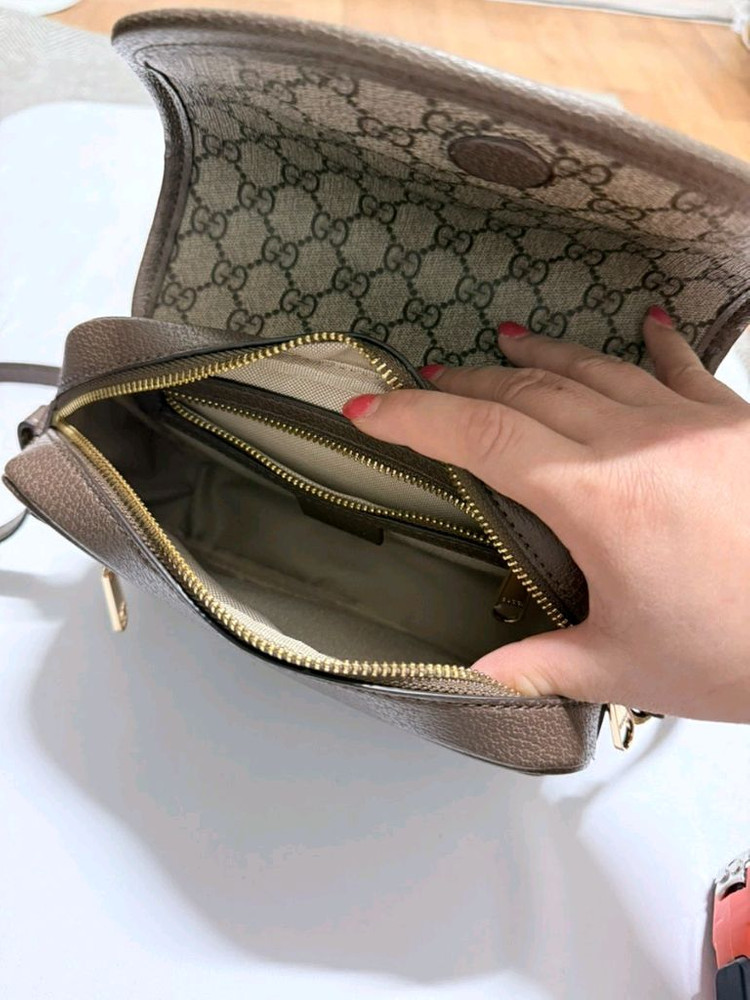 GG 수프림 캔버스 크로스백(새상품)--4