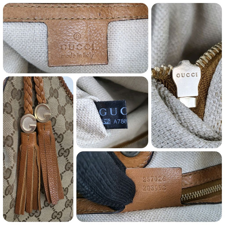 정품 구찌 257026 마라케시 태슬 호보백--8