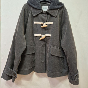 24s 스튜디오 톰보이 루즈핏 코듀로이 후드 자켓(프리)