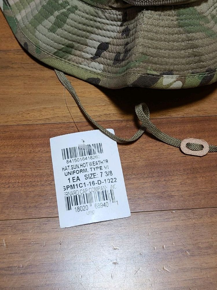 미군 오리지날 OCP 부니햇 신품 7 3/8버나드--1
