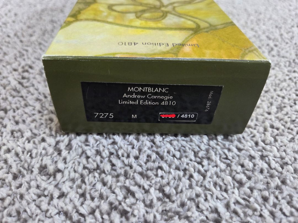 몽블랑 POA 2002 앤드류 카네기 M 만년필--2