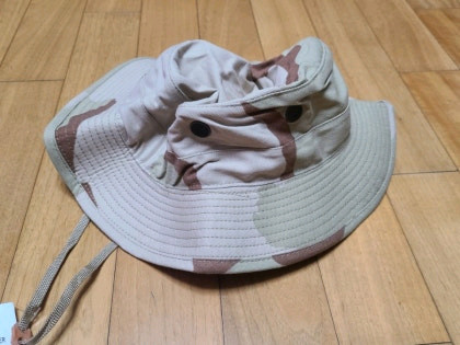 미군 오리지날 사막삼색 부니햇 신품 7 1/4버나드--2