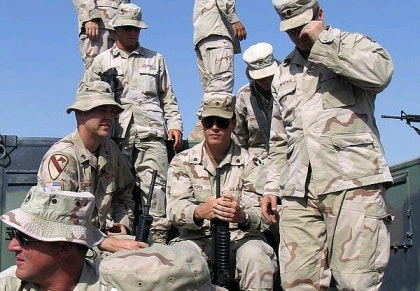 미군 오리지날 사막삼색 부니햇 신품 7 1/4버나드--7