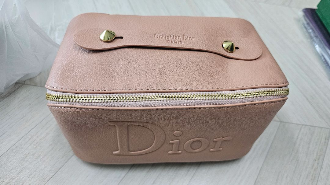 디올 가죽 파우치 <양가죽>--3