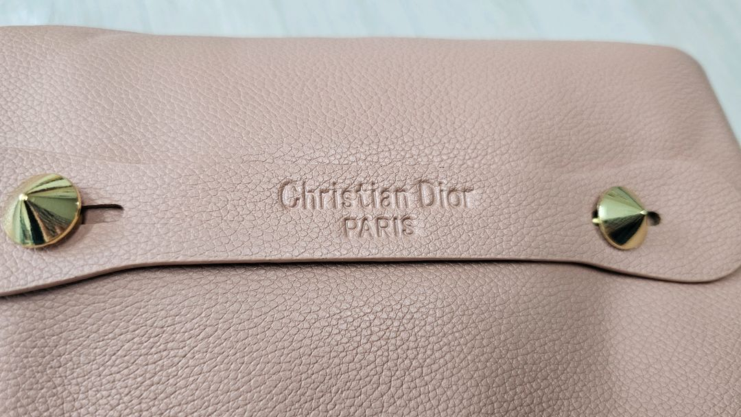 디올 가죽 파우치 <양가죽>--5