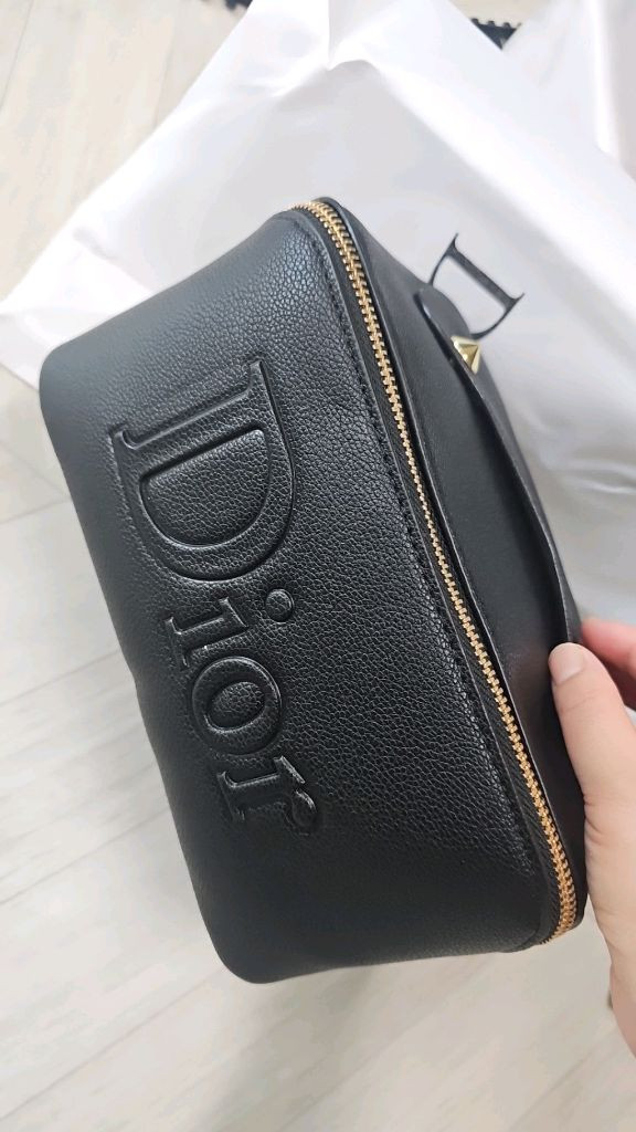 디올 가죽 파우치 <양가죽>--7