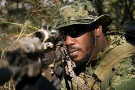 미군 미해군 네이비씰 AOR2 부니햇 신품 라지--6