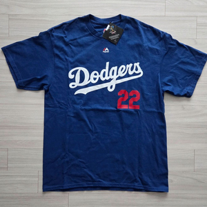 [새상품] 마제스틱 LA 다저스 클레이튼 커쇼 반팔 티셔츠