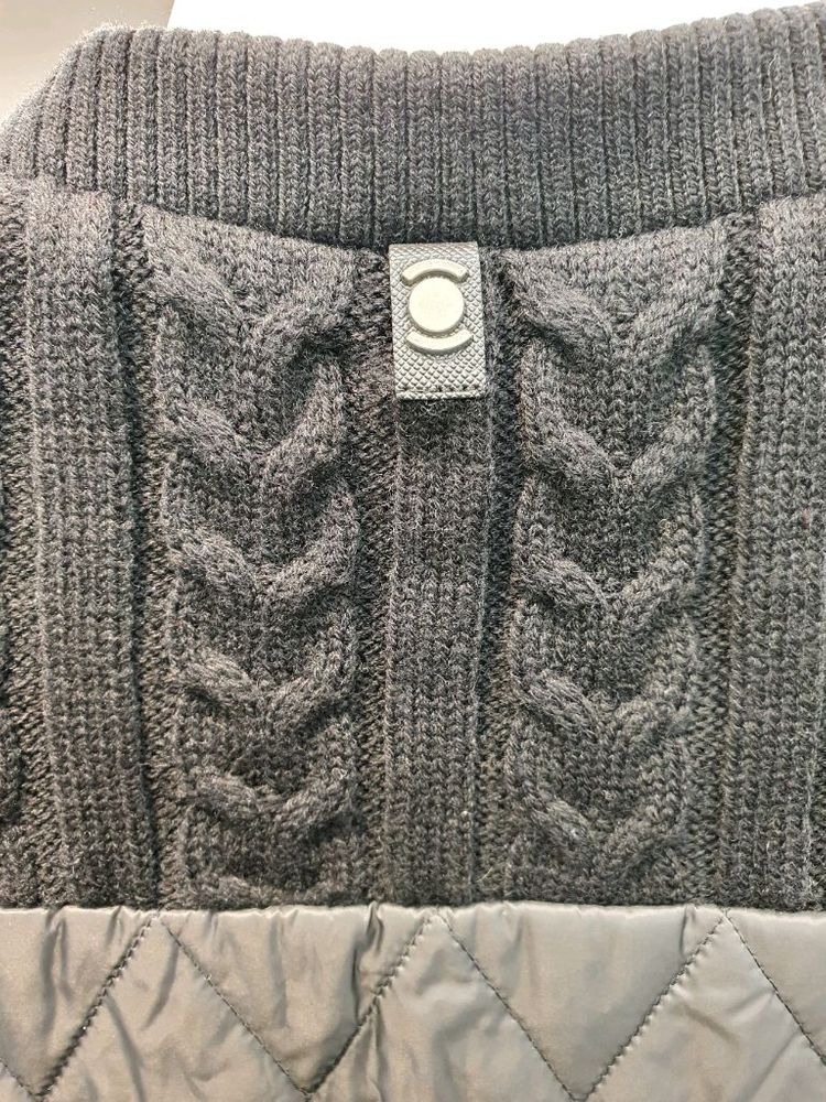 와이드앵글 여성 퀼팅 하이브리드 니트 조끼 (95사이즈/상태좋음)--5