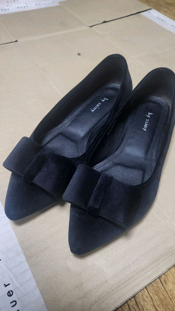 바이씨니 벨벳리본슈즈 245 이미지