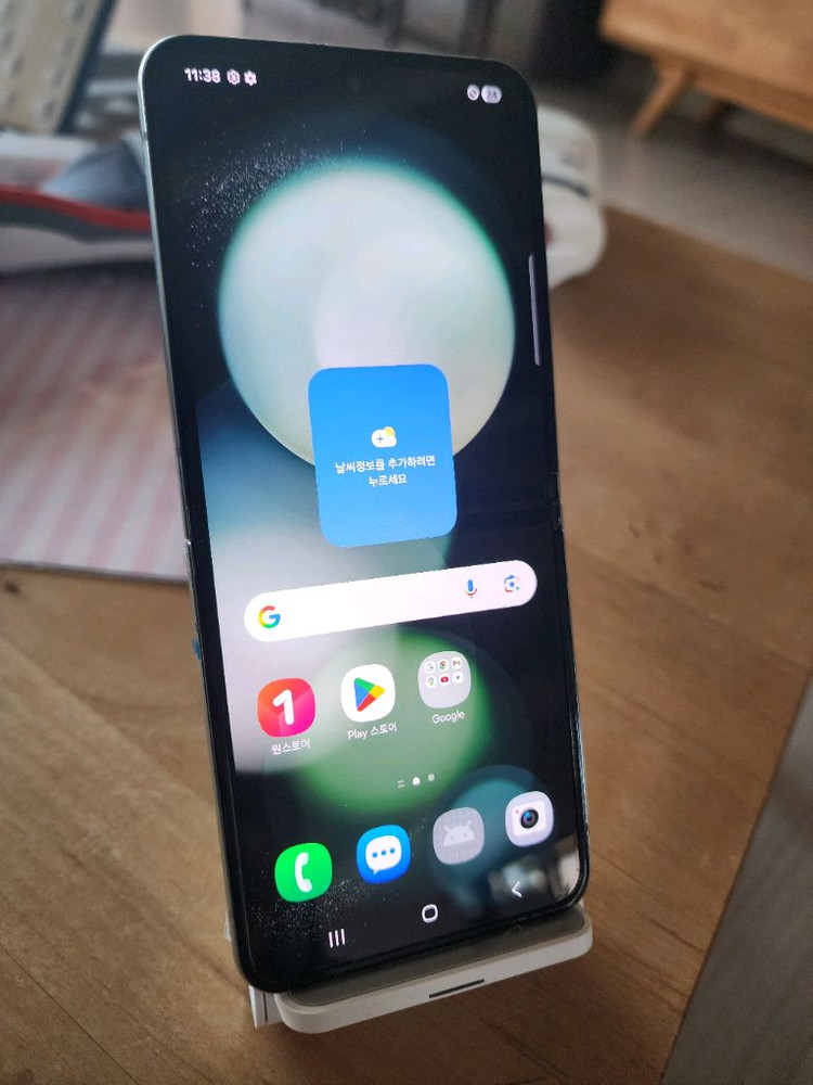 갤럭시 플립5 256gb 민트 리퍼.센터판.교체제품--7