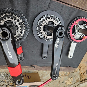 MTB 시마노 xt 크랭크셋 세트 2종 팝니다 이미지
