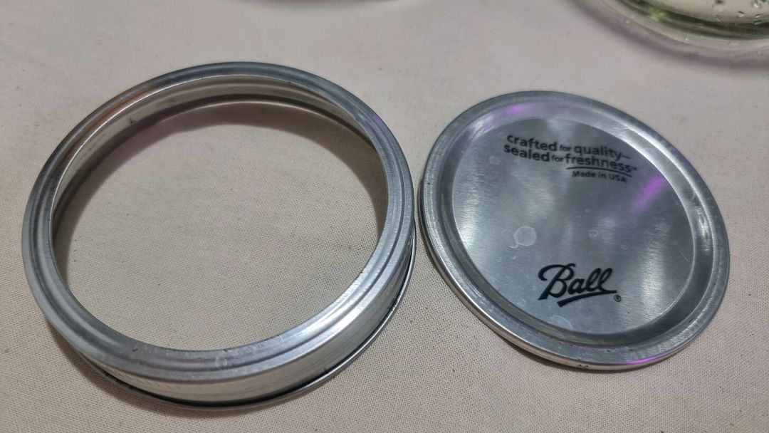 볼 메이슨 64oz 와이드 마우스 유리병 3개--3