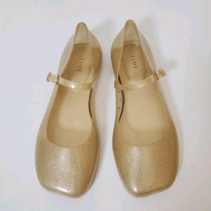 (새제품)한섬 타임 젤리슈즈 EUR39(240-245)