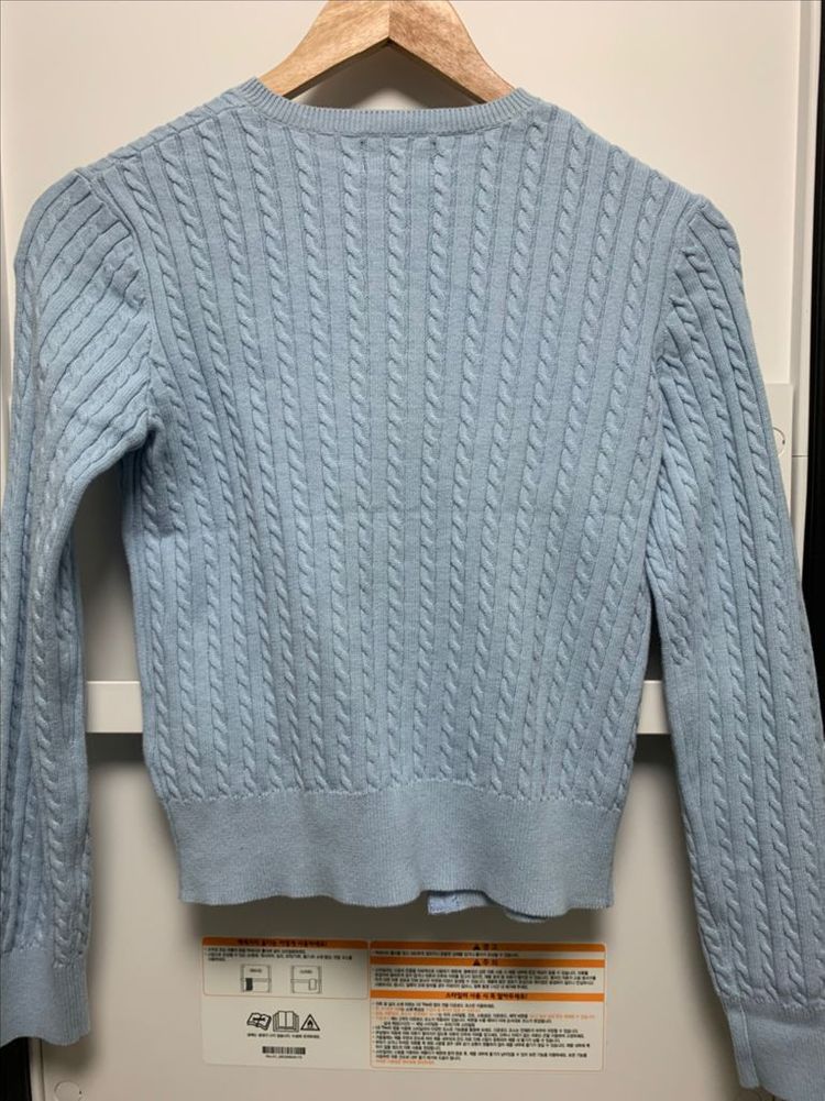 폴로 걸즈 케이블 니트 가디건 L 새상품 이미지