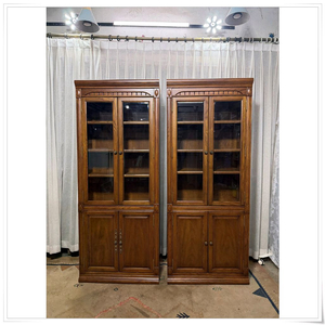 오크포인트 원목 수납 선반 진열장x2