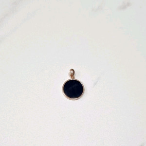 14k오닉스 펜던트(체인제외)핑크골드 이미지