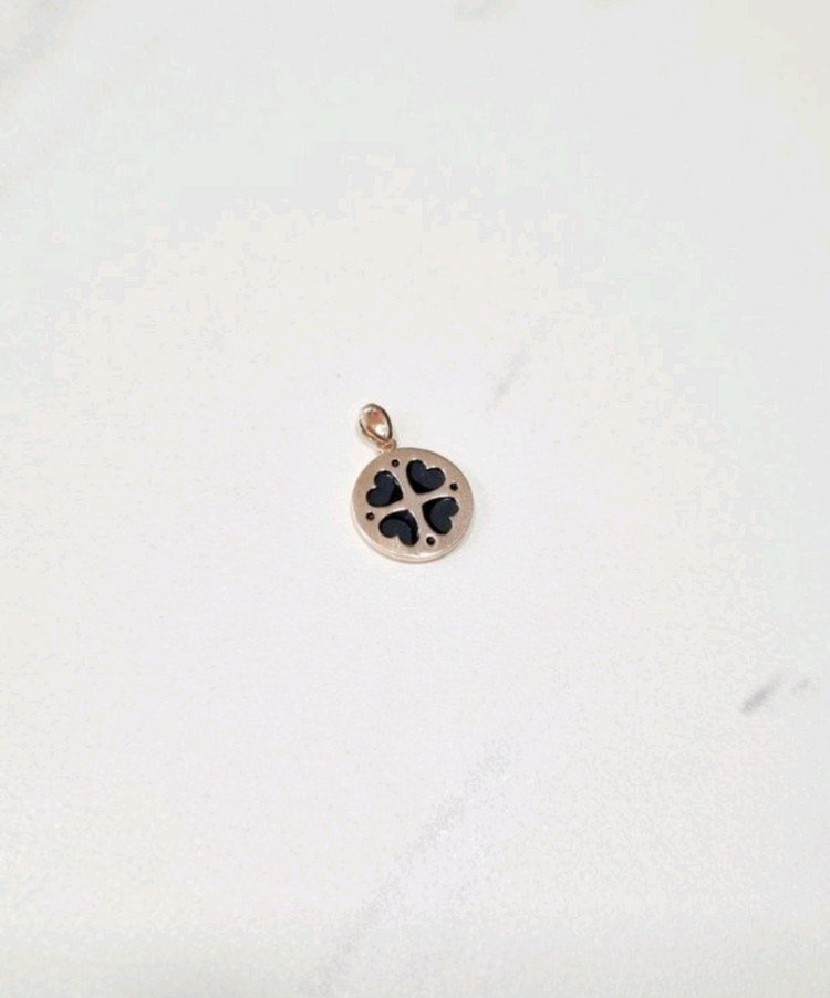 14k오닉스 펜던트(체인제외)핑크골드 이미지