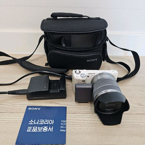 소니 미러리스 카메라 NEX-5N + 1855렌즈 이미지