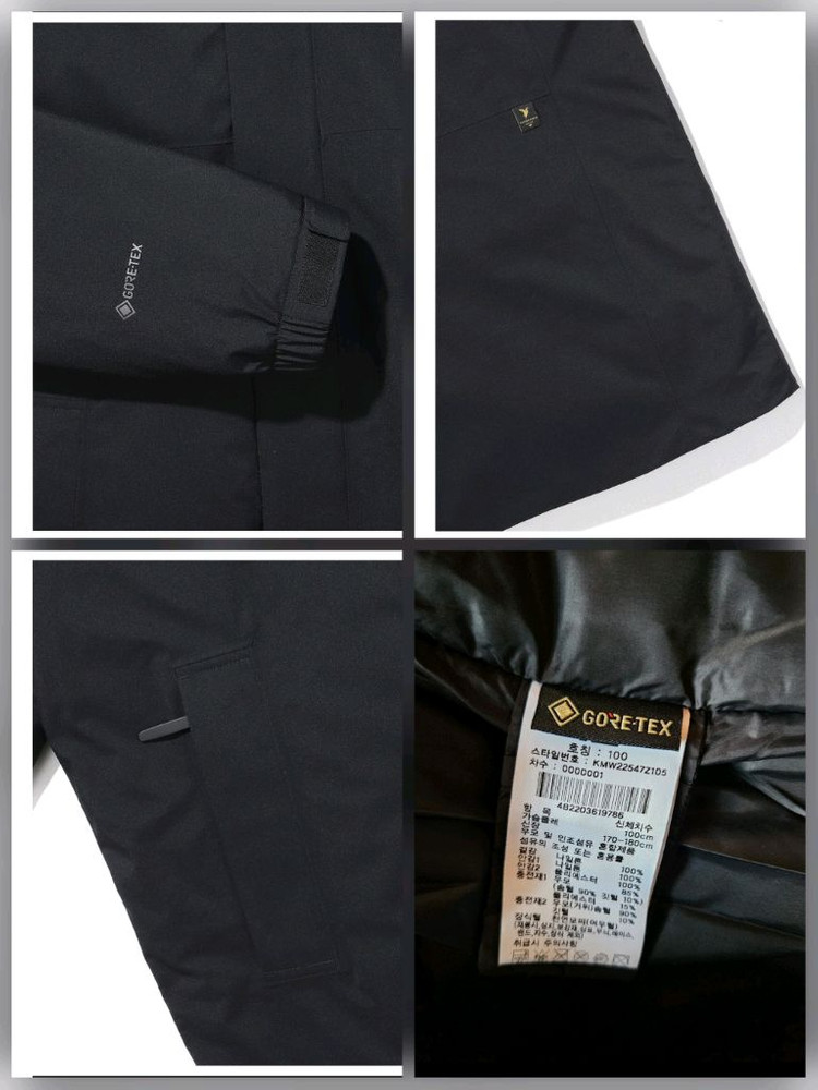 (새제품)K2씬에어 클라우드 고어 앱솔루트 프리미엄 패딩 남성100,105 이미지