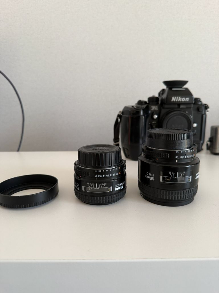 니콘 f4s 35mm 85mm 팝니다--3
