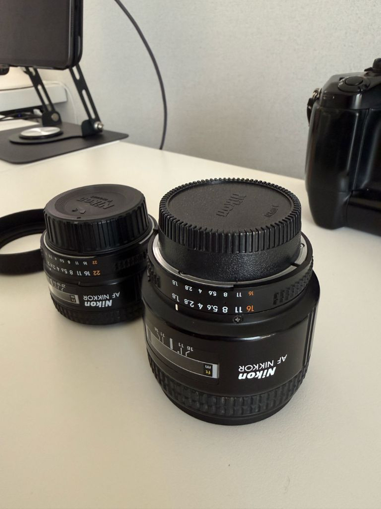 니콘 f4s 35mm 85mm 팝니다--4