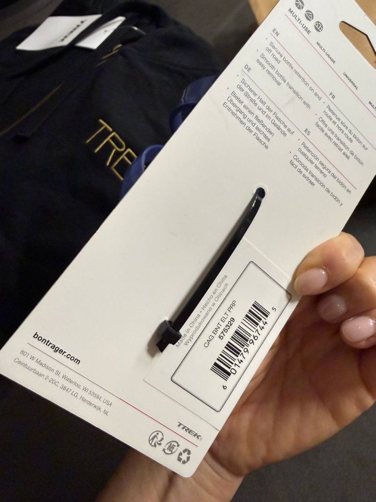 새제품- Trek bikes Bontrager 자전거 물통 케이지, 홀더 (경량) 이미지