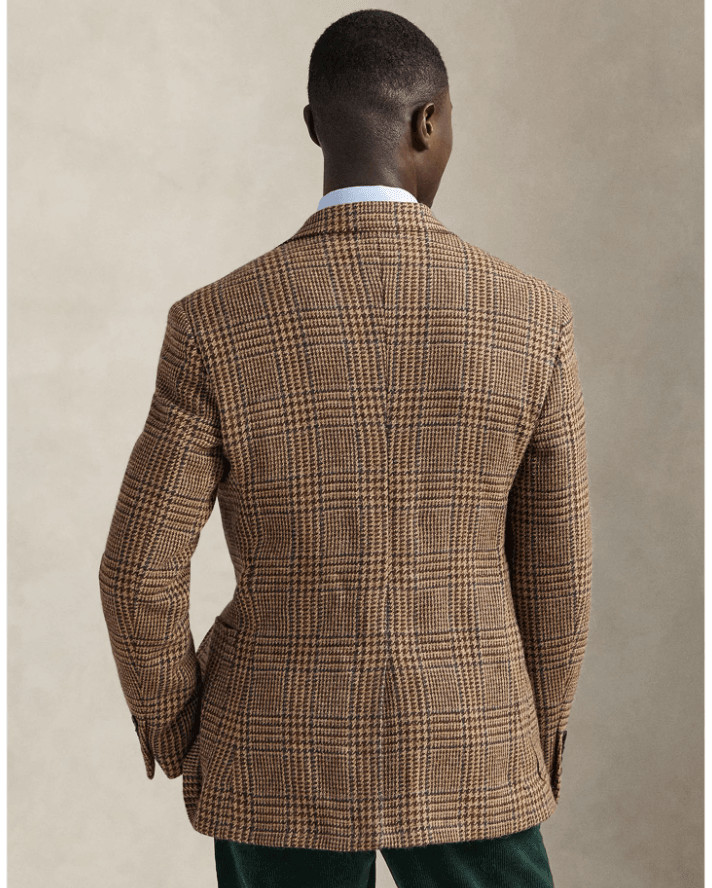 폴로 테일러드 플레드 울 자켓 / 타탄 스포츠자켓 / 42R--2