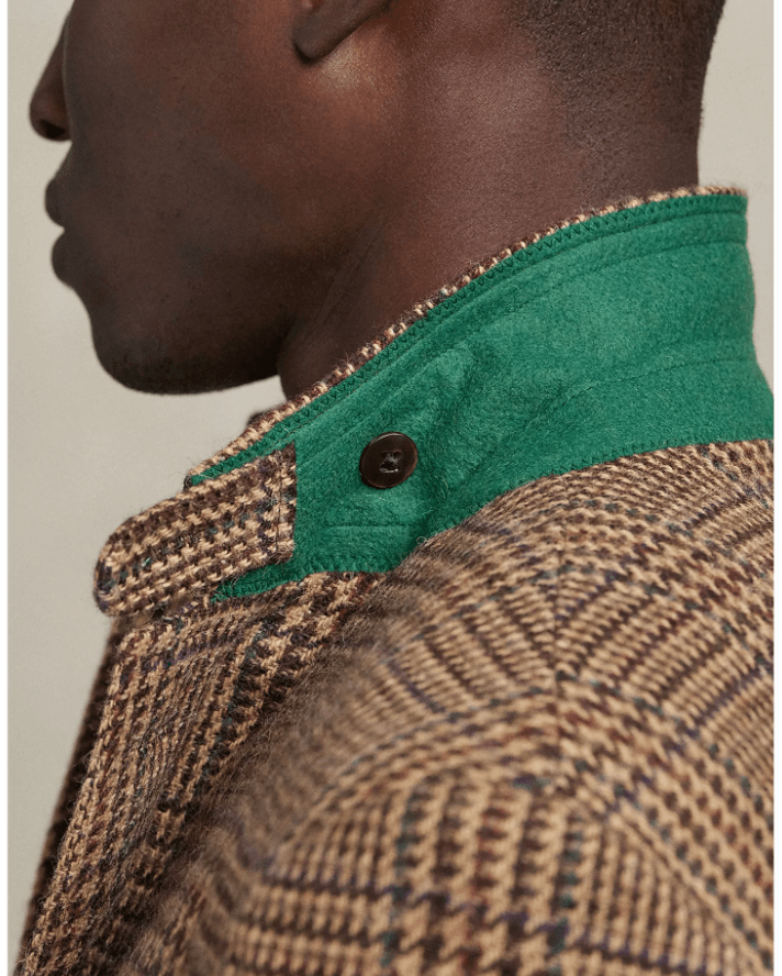 폴로 테일러드 플레드 울 자켓 / 타탄 스포츠자켓 / 42R--4