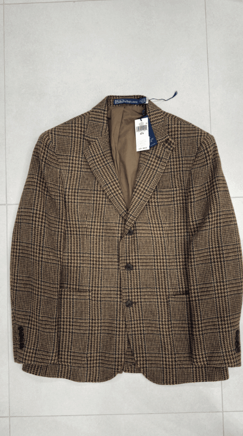 폴로 테일러드 플레드 울 자켓 / 타탄 스포츠자켓 / 42R--5