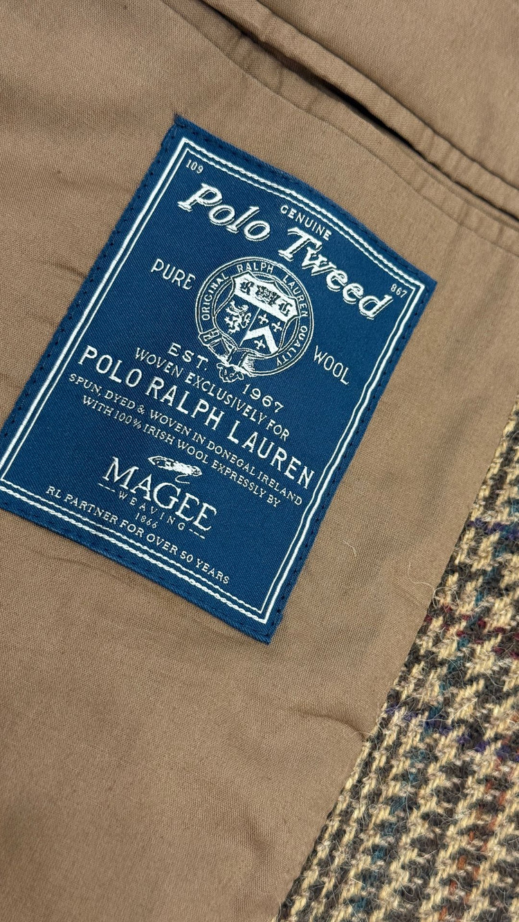 폴로 테일러드 플레드 울 자켓 / 타탄 스포츠자켓 / 42R--7