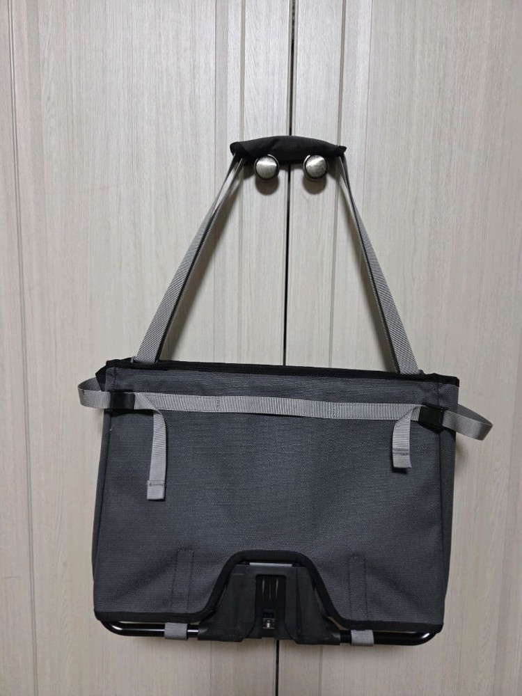 브롬톤 버로우 바스켓백 L 라지 그레이 23리터--1